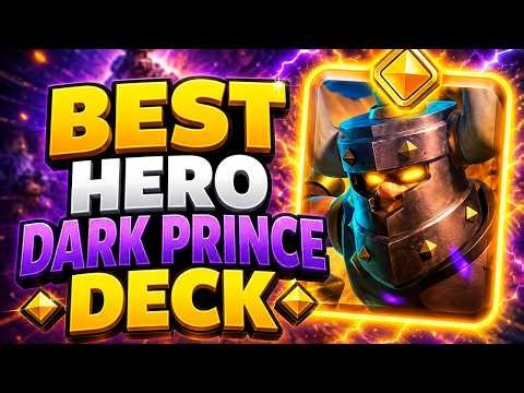 🔥BEST Hero Dark Prince Deck for NEW Season in Clash Royale🔥