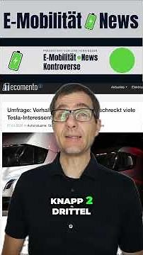 KW5 E-News: Elon Musk vergrault 65% der potenziellen Tesla-Kunden