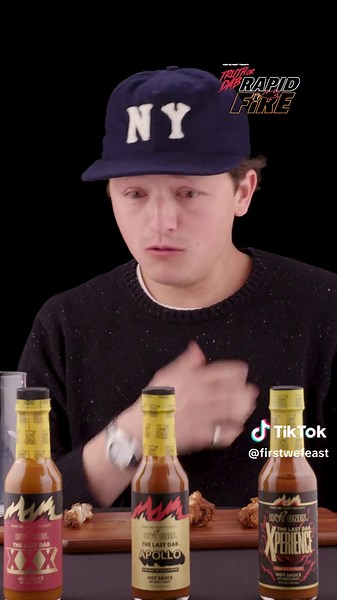 Connor Wood's Truth or Dab Challenge on Hot Ones Rapid Fire