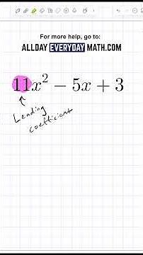 Intro to Polynomials!