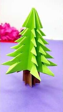 3D Paper Christmas Tree | How to Make a 3D Paper Xmas Tree DIY Tutorial