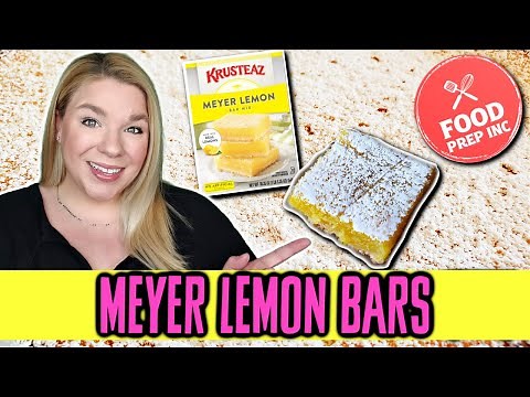 How To Make Krusteaz Meyer Lemon Bar Mix