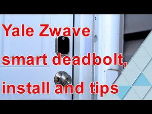 Yale Assure Deadbolt Lock SL. Keyless Entry Door Lock with Touchscreen Keypad for Code and Zwave