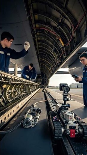 Automated stealth: tiny robots crawl deep #robotics #airframe #aviation #shorts #tech #trendingnow