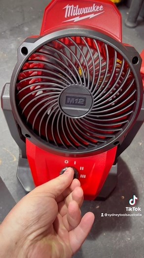 For such a small compact unit, Milwaukee’s NEW M12 Mounting Fan kind of blows you away 💨💨 Also features a magnetic and spring loaded base for loads of mounting options on the jobsite. Full specs on our website, (coming soon!!) #welovetools #teamsydneytools #newtools #milwaukee #m12 #escapetheheat | Sydney Tools
