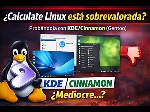 Testing Calculate Linux (Gentoo) live: KDE and Cinnamon | Is it worth it?