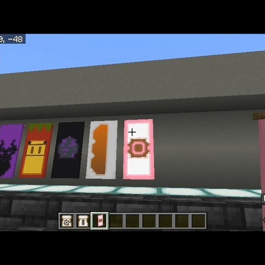 Minecraft banner maker design | how to do a donut banner it easy 😁👍 #minecraftbanner