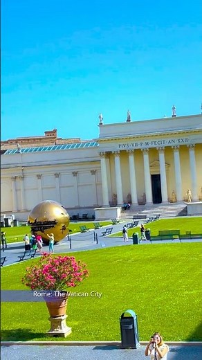 Rome: The Vatican City inside walking tour|4K| Video