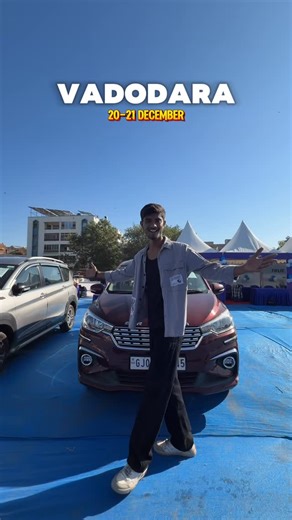 HAPPY BRAJRAJ on Instagram: "Big festive deals are rolling into Vadodara 🚗🎄 Experience The Great Pre-Owned Car-nival by Maruti Suzuki True Value - where quality cars meet Christmas prices ✨ ✔️ Trusted & certified pre-owned cars ✔️ Easy finance | Hassle-free ownership ✔️ Limited-time festive offers 📅 20th & 21st December 2025 📍 Polo Ground, Kirti Stambh, Raj Mahal Road, Vadodara 📞 Enquire now: 📲 9824484000 | 9925203276 | 9824024262 | 7227055079 🎁 Don’t wait — your perfect car is waiting fo