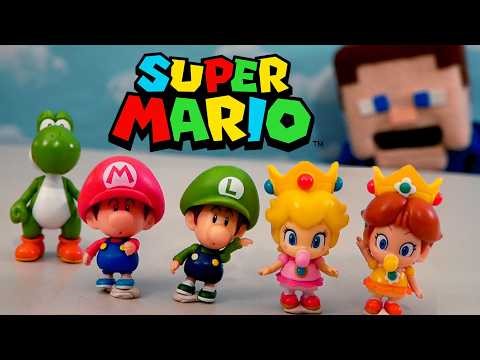 Super Mario Galaxy BABIES!!! Baby Mario Set Movie Figures