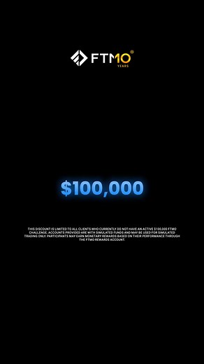73K views | Celebrate 10 years of FTMO with a special deal: 19% off $100,000 FTMO Challenge. Claim your discount now! | FTMO.com | Facebook