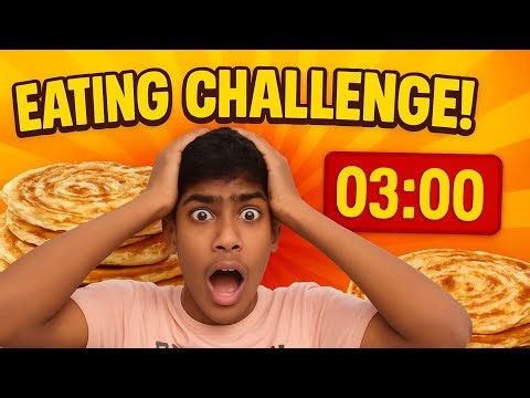 "PAROTA EATING CHALLENGE" Gone Amazing 🤯🤯|| "CRAZY VLOGERS TELUGU ".