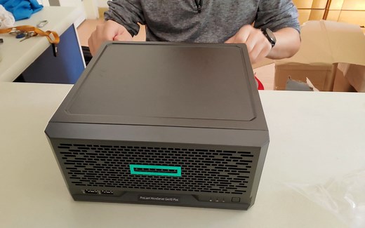 正常人不会看的没用信息20:惠普HP MicroServer Gen10 Plus开箱20201002