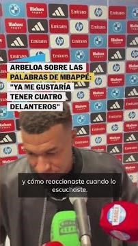 Arbeloa sobre las declaraciones de Mbappé: "Ya me gustaría tener cuatro delanteros"
