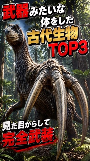 Top 3 Ancient Creatures with Built-in Weapons! The Ultimate Evolution of Defense and Offense #Ext...