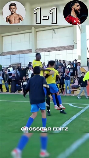 Like Father, Like Son! Ronaldo Jr Battles Bruno Fernandes in Epic Match #ronaldojr #football