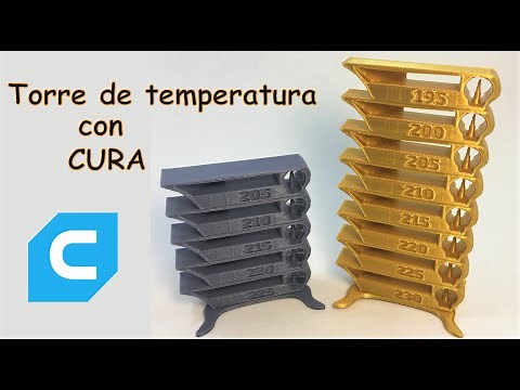 Torre de temperatura con Ultimaker Cura - Como se hace...