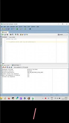 How To Switch Redo Log Files, change Checkpoints & Archive Current Redo Log File In Oracle DB