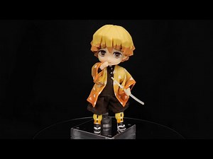 [asmr unboxing] Nendoroid Doll Zenitsu Agatsuma (Demon Slayer Kimetsu no Yaiba) figure