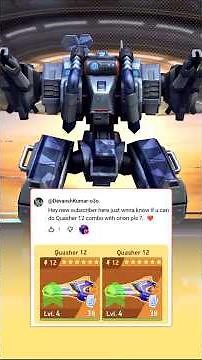 🤯 200,000+ DAMAGE IN ONE SHOT?! THIS IS INSANE! | Orion + Quasher 12 | Mech Arena #shorts