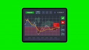 iPad avec un graphique avec un : vidéo de stock (100 % libre de droit) 1052194996 | Shutterstock