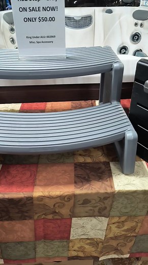 Hot Tub Step Sale! | Pools & Cues & Spas, Too | Facebook