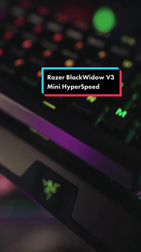 Razer BlackWidow V3 Mini HyperSpeed Keyboard - Compact Wireless Gaming Experience