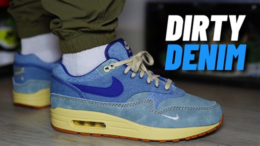 Sitting! Nike Air Max 1 “Dirty Denim” On-Feet Review