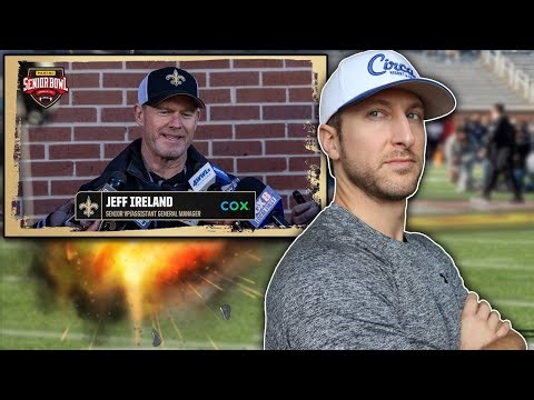 Saints Assistant GM Jeff Ireland on Senior Bowl, Draft Strategy & Evaluation | James Skrmetta Reacts