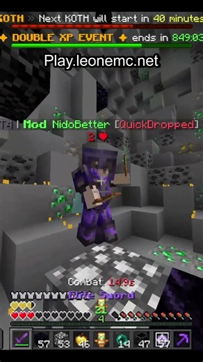 Clown Mod Died To his Own pearl #gaming #minecraft #cpvp #funny #clips #ez