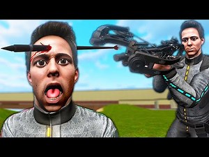Shooting a CROSSBOW Bolt at My Friends FACE - Boneworks VR Multiplayer