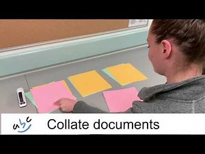 Collate documents- Video Model