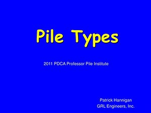 Pile Types - SlideServe