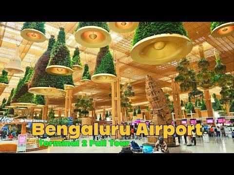 Bengaluru T2 Airport Complete Tour | World Class Terminal 2 | Garden or Golden Terminal 🌿✨