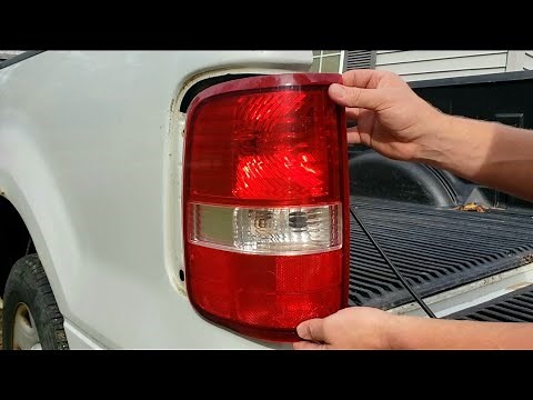 04 - 08 Ford f150 taillight, brake, turn signal, reverse light bulb replacement