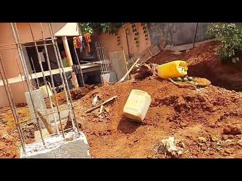 Construire une Fondation sur semelle isolée