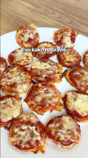 Pizza zalogaji s batatom #recept