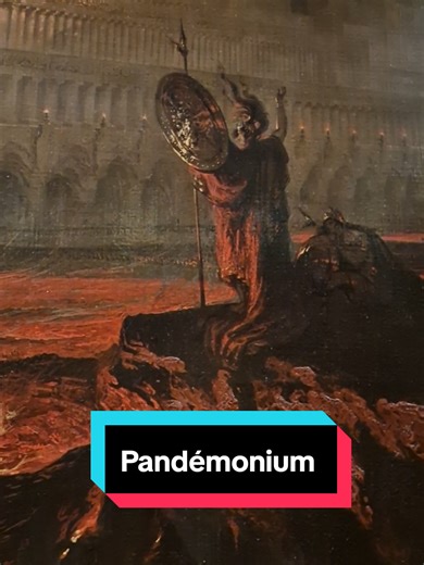 Le PANDEMONIUM, capitale de l'Enfer où Satan invoque le conseil des démons #Louvre #pandemonium #enfer #joconde