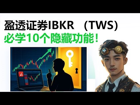盈透证券IBKR （TWS） 10个必学隐藏功能设置 | 让交易更高效