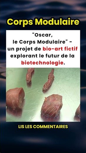 Oscar, le Corps Modulaire - un projet de bio-art explorant le futur de la biotechnologie ! 🧬🤖