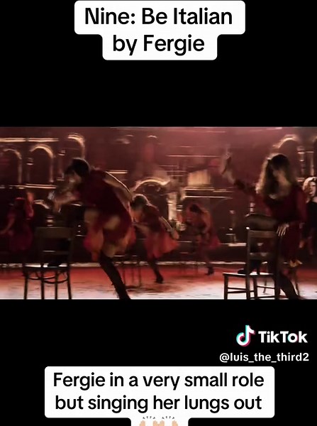 Fergie Delivers in 'Be Italian' from Nine Musical