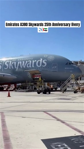 Emirates A380 Skywards 25th Anniversary livery Boarding at Lax Airport | #emirates #airport #plane