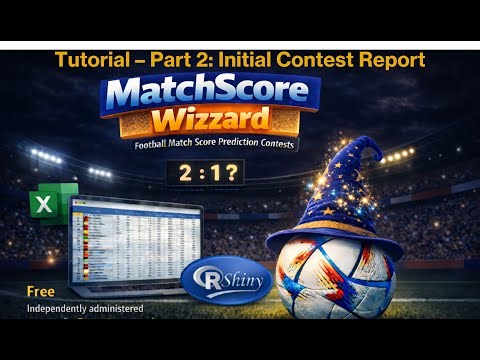 MatchScore Wizzard Tutorial - Part 2: Initial Contest Report (👉🅭Español)