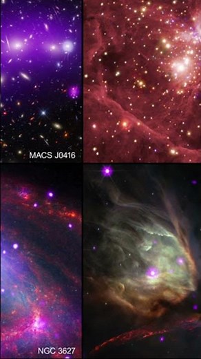 Stunning Images of Star Formation and Galaxies from NASA's Chandra and Webb Telescopes