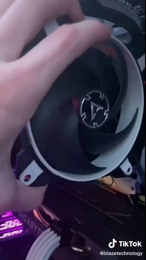 Installing my new AIO CPU cooler (part 2) #pc #pcbuild #gamingpc #pcmr #pcgaming #pcgamer #pctricks #pctips #pcsetup #carterpcs #techtok #tech