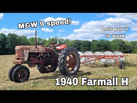 1940 Farmall H with M&W 9 speed. Episode two: Retired, field work, fluids, wiring, and nonsense.