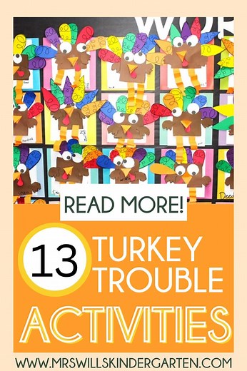 13 Fun Turkey Trouble Activities and Thanksgiving Book Ideas