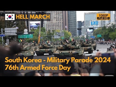 Hell March - South Korea 76th Armed Force Day Military Parade - 76주년 국군의날 기념식