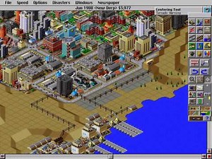 SimCity 2000 - 95k city in 116 years, high quality of life