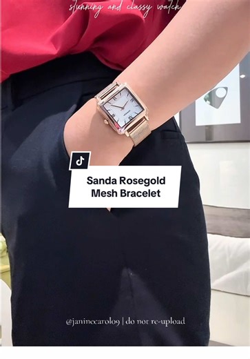 Can’t get enough of this stunning and classy watch ⌚️Perfect gift for her 🥰 #giftforher #giftforgirlfriend #valentinesgift #giftideaforher #ValentinesDay @SANDA PH Official